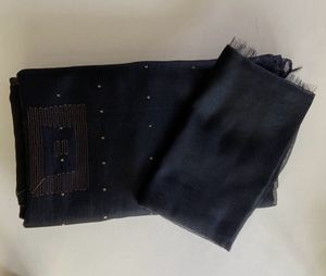 Soft Net Cota Saree Black (With Blouse Material)