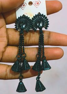 Peacock Jhumki Earring