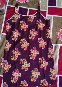 Floral Print Night DressThis Is Cotton