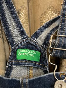 Unisex Blue Denim Dungaree