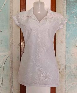 White Short Kurti