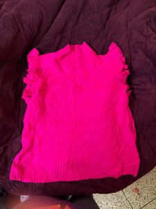 Pink Ruffle Top