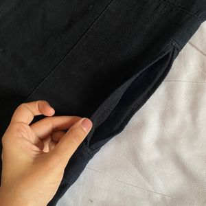 MANGO Solid denim And Tees 🐈‍⬛one Piece