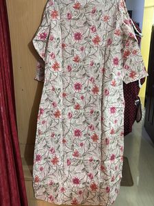 Floral Print Kurta