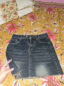 Y2k Denim Mini Skirt💙