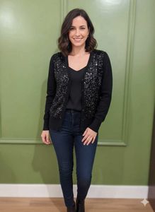 Elegant Black Cardigan