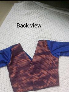 Embroidered Saree Blouse Adjustable upto 34"