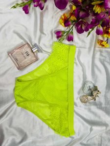 🇳🇿💫💗Neon Green Lace Panty