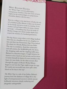 The White Tiger - Aravind Adiga