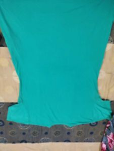 Cute Turquoise T-Shirt For Plus Size Women