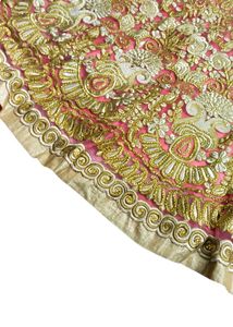 Fish Cut Type Long Frock Pink Colour