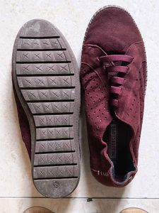 Burgundy Casual Shoes