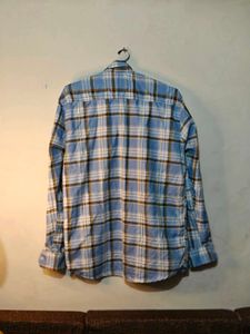 Blue Plaid Shirt