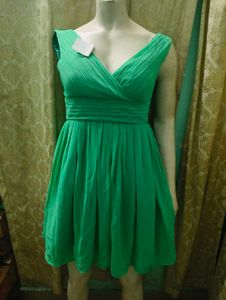 Charming Green premium chiffon dress