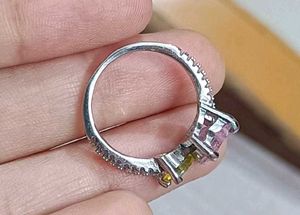 Heart-Shaped Gemstone Ring