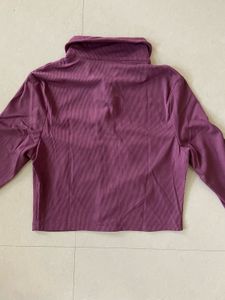 Shein Purple Button-Down Top / Shirt
