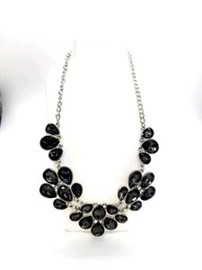 Elegant Black Stone Necklace