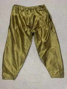 Metallic Olive Green Salwar Pants