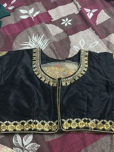 Black Embroidered Blouse