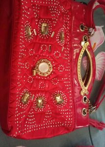 Handbag Red Colour For Women