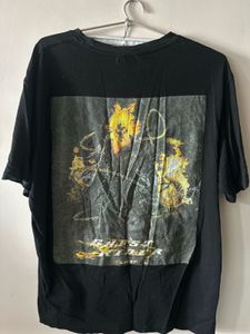H&amp;M Black Graphic Tee Ghost Rider