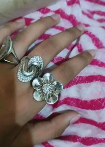 Rhinestone Rings - Size 17 &amp; 18