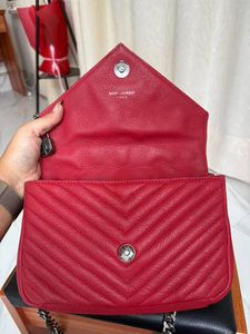 YSL Red Handbag