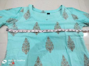 Sky Blue Kurta With Palazzo