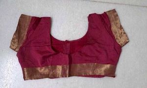 Rose Pink Saree With Blouse