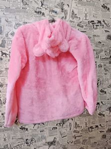 Women Teddy Bear Premium Quality Fur Hoodie Jacket