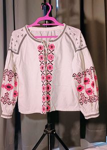 Boho Vibe Floral Embroidery