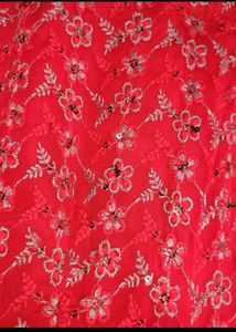 Embroided Choli &amp; Net Layerd Lehenga With Dupatta