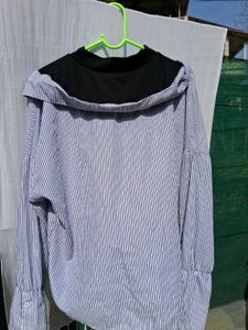 Women&#39;s Dolman Sleeve Oversized Shirt