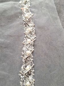 Embellished Net Fabric