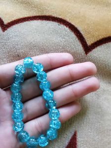 Blue Beaded Bracelet