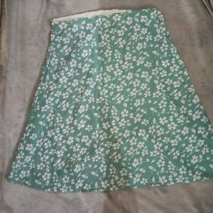 Floral Print Skirt