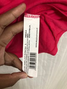 Piaza Itslia Pink Off Shoulder Top