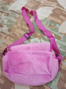 Plush Rose Sling Bag for Girls (Pre-loved)
