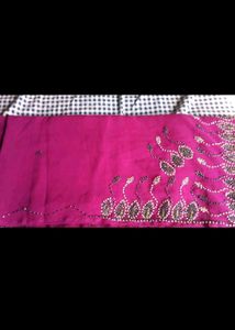 hand work saree...