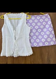 Cute Lavender Skirt