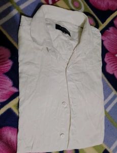 Men's White Button-Down Shirt