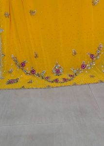 Worked Saree