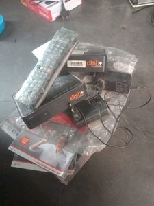 Two Dish Tv Paid Channel Setop Box(Without Card)
