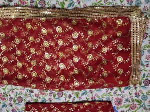 Red Party Wear Saree