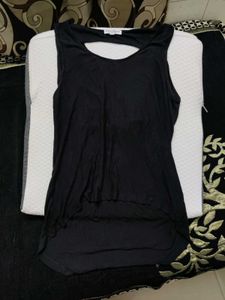 Free Size Black Tank Top