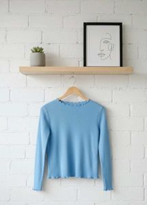 💠Koren Blue Long Sleeve Top