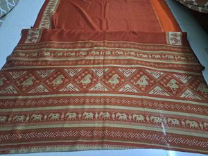 Premium Silk Rust Colour Saree