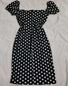 Vintage Retro Classic Polka Dot Mini Dress