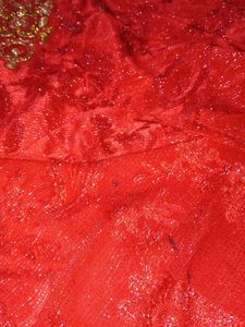 Red Embellished Party gown