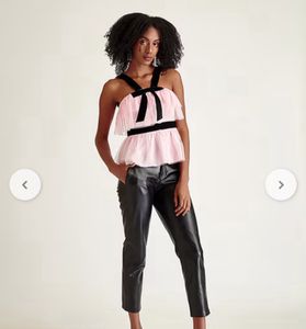 Cute Baby Pink peplum top